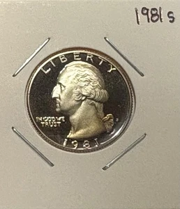 1981 S **PROOF** WASHINGTON QUARTER, Low Mintage! 🔥 - Picture 1 of 2