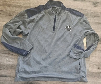 Camisa Champion Elite Penn State Gris y Azul 1/4 Cremallera Manga Larga Talla XL Foto 1 de 4