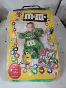 Raro costume da bunting M&M verde per neonato - Foto 1 di 10