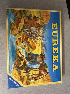 Vintage Eureka! Brettspiel Ravensburger 1988 komplett Goldrausch neu und versiegelt - Bild 1 von 12