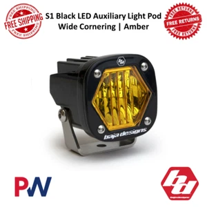 Baja Designs 380015 S1 Amber Wide Cornering LED | 20W, 1.45A, 2,375 Lumens, 2.1" - Picture 1 of 12