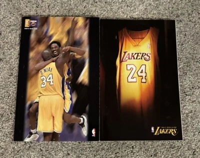 SÚPER RARO LA Lakers 2000 y 2006 guías de medios con Kobe Bryant Foto 1 de 2