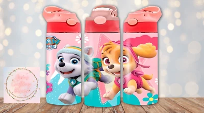Paw Patrol 12oz Kids Water Bottle Tumbler Stainless Steel Flip Top - Image 1 of 4