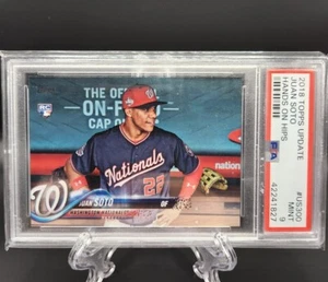 2018 Topps Update #US300 Juan Soto Hands On Hips Nationals RC Rookie PSA 9 SP - Bild 1 von 1