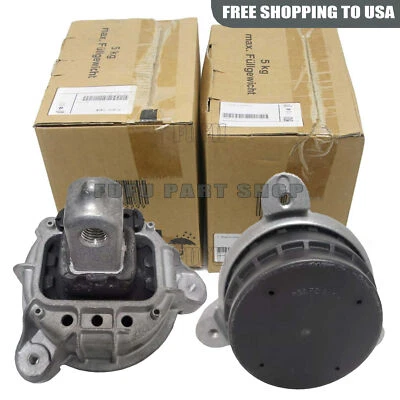 2X Montaje de motor L&R para BMW Serie 5 6 7 F07 F02 F06 F10 535i 640i Foto 1 de 4