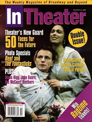 Brent Carver "DESFILE" Carolee Carmello "ALQUILER" Fotos 1998 "EN TEATRO" Revista Foto 1 de 4