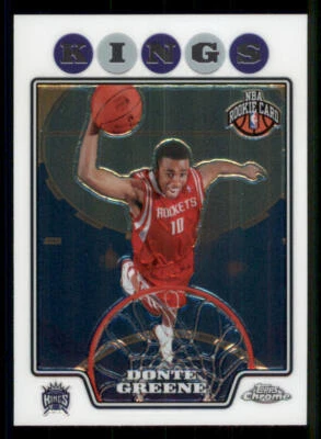 2008-09 Topps Chrome #203 Donte Greene RC - Image 1 of 2