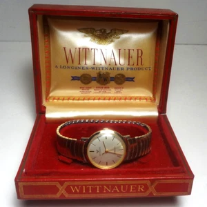 c1950's SWISS made LONGINES WITTNAUER automatic 10k G.F. CASE-WORKING-ORIG. Koffer - Bild 1 von 12
