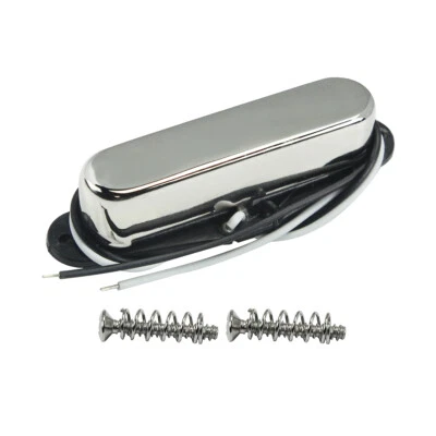 FLEOR 1pc Chrome Single Coil Neck Pickup TL E-Gitarre Hals für TL Style Gitarre