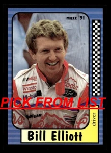 1991 Maxx 1-240 EX-MT/NM NASCAR Racing Pick From List All PICTURED yy5 - Picture 1 of 481