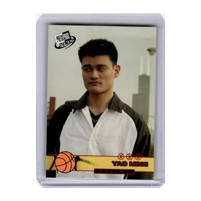 Press Pass Yao Ming Shanghai Sharks 2002 #T18 Foto 1 de 3
