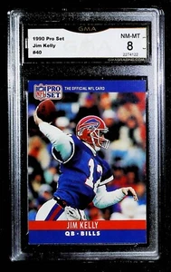 1990 Pro Set #40 Jim Kelly GMA 8 NM-MT - Bild 1 von 2
