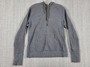 Merona Womens Gray 1/4 Zip Pullover Hoodie Sz Large - Picture 1 of 10