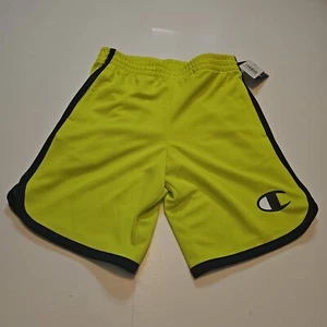 NWT Champion Mesh Shorts Sweet Green Navy Youth Boys Medium Brand New With Tags - Picture 1 of 10