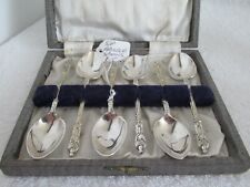 VINTAGE SILVER PLATE APSOTLE SPOON SET BOXED