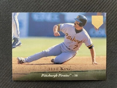 Jeff King 1995 Upper Deck Electric Diamond GOLD  Pirates #384 - Image 1 of 2