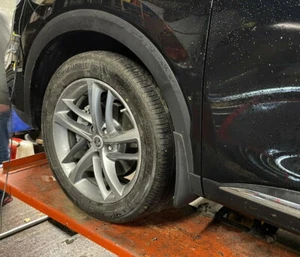 MG HS FRONT & REAR MUDFLAP SET OF 4 FIT ALL HS MODELS from a UK MG DEALER - Picture 1 of 8