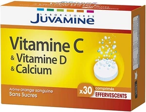 JUVAMINE vitamine C vitamine D calcium arôme naturel orange sanguine - Picture 1 of 1