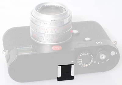 Cubierta de montaje genuina Leica M/M-P tipo 240 Hot zapata negra #420-240.010-000 Foto 1 de 2