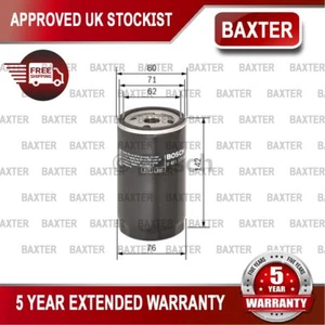 Fits Ford Escort 1984-1988 Fiesta 1984-1989 1.6 D Baxter Oil Filter - Picture 1 of 12