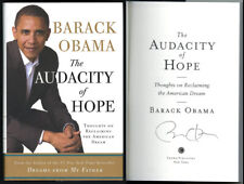 President Barack Obama SIGNED The Audacity of Hope HC 1st Ed PSA/DNA AUTOGRAPHED