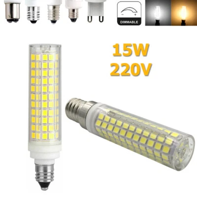 Led Light Bulb Dimmable E12 Bulbs 220v E14 Lamp G9 Dimmabled Warm White E11 15w - Image 1 of 4