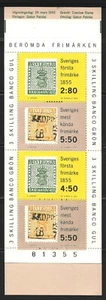 Estampillas en estampillas de Suecia #1945a (A577) en estado bastante bueno MNH BKLT - 1992 2,80 k a 5,50 k - Imagen 1 de 2