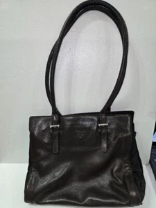 PRADA Leather Brown Women’s Shoulder Bag Tote BaMedium Authentic CF1 - Picture 1 of 10