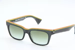 NEW ALAIN MIKLI A05020 D0068E BLACK ORANGE AUTHENTIC SUNGLASSES 50-17 - Picture 1 of 3