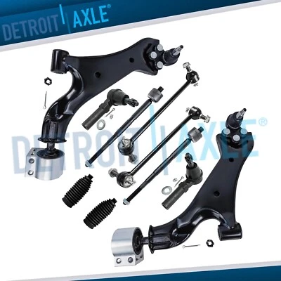 Front Lower Control Arms Sway Bars + Tie Rods for Chevy Equinox GMC Terrain 2.4L - Image 1 of 4