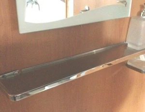 COOMBO DESIGN art W4216-LINEA"MENSOLA CM.60 X11IN OTTONE CROMO /ACCIAIO INOX - Picture 1 of 1