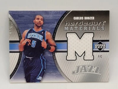 Tarjeta CARLOS BOOZER 2005-06 Upper Deck Hardcourt Materials # HM-CB Foto 1 de 2