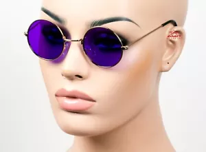45 mm Small Round Circle Metal Classic John Lennon Sunglasses Every Color 700 - Picture 1 of 52