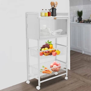 4 Ebenen Bäckerregal Mikrowelle Ständer Küche Kochgeschirr Organizer Regal USA - Bild 1 von 17