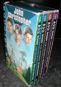 JOHN CHRISTOPHER: TRIPODS 4 Books Box Set Young Adult Science Fiction Dystopian - Picture 1 of 7