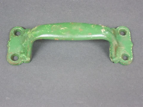 Primitive Rustic Vintage Green Cast Iron Door Handle Old Shed Barn Pull Cover