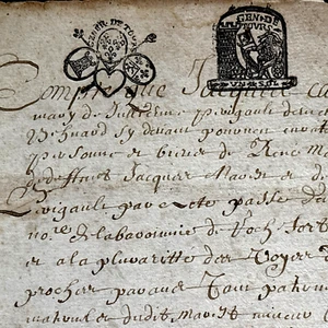 1678 ANTIQUE DOCUMENT - 16 pages - Picture 1 of 6