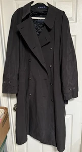 VINTAGE HERREN RALPH LAUREN TRENCHCOAT 44L HERAUSNEHMBARES WOLLE/POLYFUTTER RN 21510 - Bild 1 von 20
