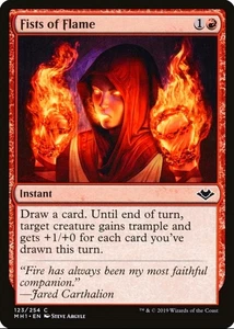 X 1 Fists of Flame NM Modern Horizons 414 MTG Magic The Gathering - Bild 1 von 2