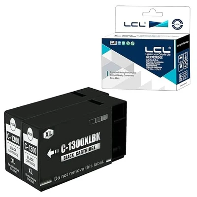 LCL Compatible Ink Cartridges for Canon PGI-1300 PGI-1300XL PGI-1300BK and - Image 1 of 4