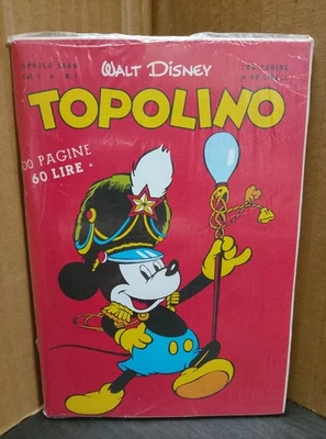 TOPOLINO n 1 RISTAMPA ANASTATICA  DEL 1949 BLISTERATO - Immagine 1 di 3
