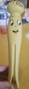 Vintage Rubber Toy clothes pin Alan Jay Baby Toy Rubber Face Toy - Picture 1 of 4