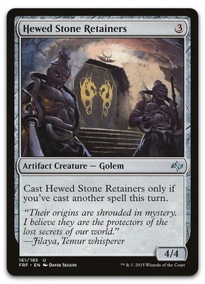 Hewed Stone Retainers #161 (NM) Fate Reforged FRF Magic MTG - Image 1 of 2