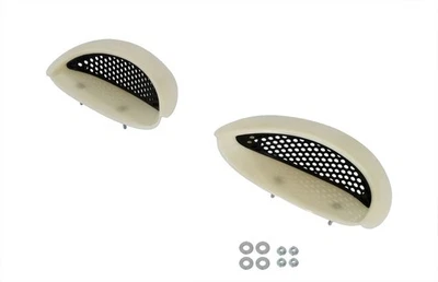 1996-1998 Ford Mustang SVT Cobra Unpainted Hood Scoop Bezels & Black Inserts - Image 1 of 4