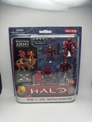 Halo Megabloks Red Team Combat Unit Target Exclusive Sealed 96961 - Image 1 of 4