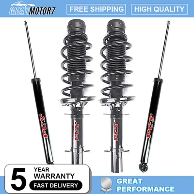Juego de 2 amortiguadores delanteros completos y 2 traseros FCS PARA Volkswagen Jetta 1999-2005 Foto 1 de 4