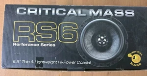 Critical Mass RS6 Reference 6,5" dünne, leichte Hi-Power Koaxial-Lautsprecher - Bild 1 von 7