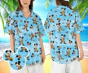 Camisa Mickey Mouse Jedi Master 3d Hawaiana Impresión por Todas Partes Talla Us Mejor Precio 3D - Imagen 1 de 3
