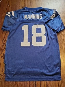 Reebok Peyton Manning Indianapolis Colts Jersey Youth Size Large 14-16 Football - Picture 1 of 9