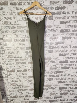 Mono acanalado Forever 21 talla XL verde oliva ropa deportiva gimnasio Foto 1 de 4